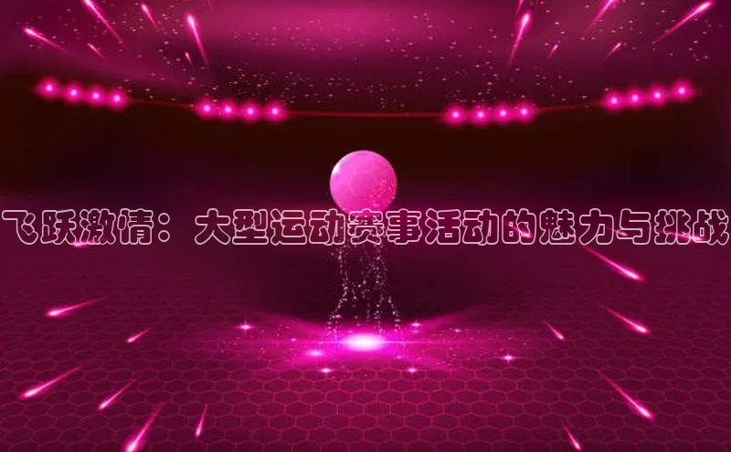 飞跃激情：大型运动赛事活动的魅力与挑战